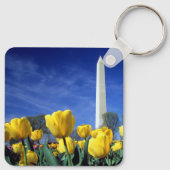 Porte-clés Les monuments | Washington Monument au printemps (Dos)