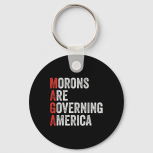 Porte-clés Les Morons dirigent l'Amérique contre Trump