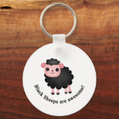 Porte-clés Les moutons noirs sont géniaux (Recto)