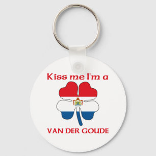 Porte-clés Les Néerlandais personnalisés m'embrassent que j