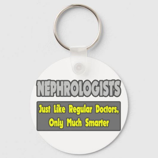Porte-clés Les néphrologistes...plus intelligents (Recto)
