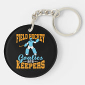 Porte-clés Les objectifs de hockey sur gazon sont des gardien (Dos)