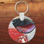 Porte-clés Les objets Mandela Effet dans le miroir peuvent êt (Recto)