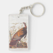 Porte-clés Les oiseaux d'Amérique d'Audubon La Turquie sauvag (Dos)