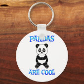 Porte-clés Les pandas sont Cool (Recto)