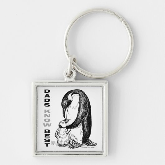 Porte-clés Les papas savent mieux (Devant)