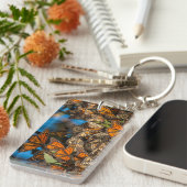 Porte-clés Les papillons de monarque de migration (Devant droit)