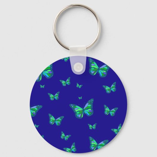 Porte-clés Les papillons de printemps (Recto)