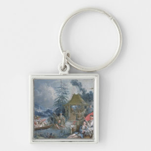 Porte-clés Les pêcheurs chinois, c.1742