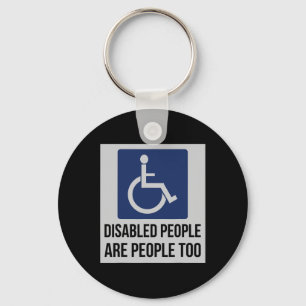 Porte-clés Les personnes handicapées sont aussi des personnes