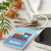 Porte-clés Les petits enfants mignons de train ont (Devant droit)