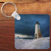 Porte-clés Les phares | Frankfort Lighthouse Lake Michigan (Recto)