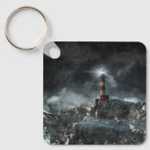 Porte-clés Les phares | Phare dans la tempête (Recto)