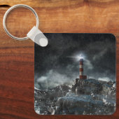 Porte-clés Les phares | Phare dans la tempête (Recto)