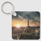 Porte-clés Les phares | Phare rouge et blanc (Recto)