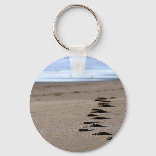 Porte-clés Les pieds dans la plage (Recto)