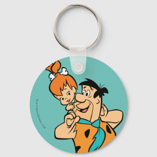 Porte-clés Les Pierrafeu   Fred & Pebbles Flintstone