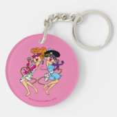 Porte-clés Les Pierrafeu | Wilma & Betty Rock Stars (Dos)