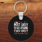 Porte-clés Les Plus Probables D'Aller Pêcher Avec Père Noël F (Recto)