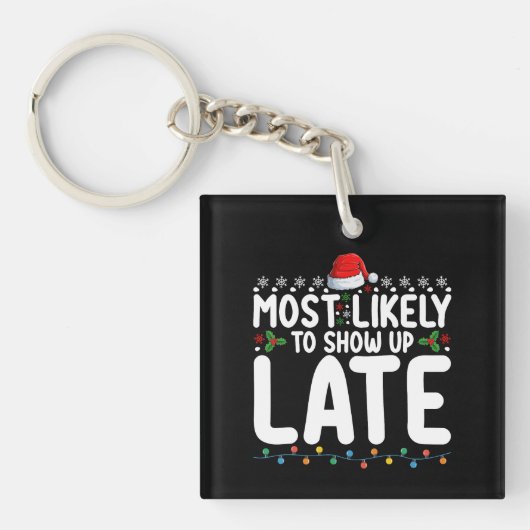 Porte-clés Les Plus Susceptibles D'Arriver À La Fin De La Fam (Devant)