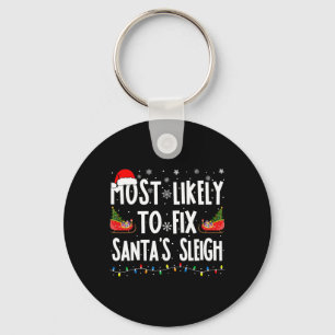 Porte-clés Les Plus Susceptibles De Corriger Père Noël Sleigh