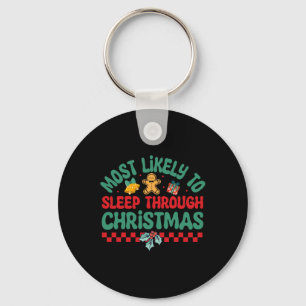 Porte-clés Les Plus Susceptibles De Dormir Pendant Noël - Noë
