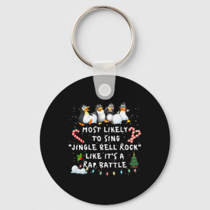 Porte-clés Les Plus Susceptibles De Drôle Jingle Bell Pajamas