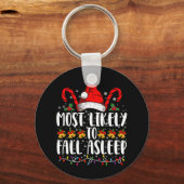 Porte-clés Les Plus Susceptibles De S'endormir Correspondant  (Recto)