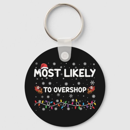 Porte-clés Les Plus Susceptibles De Surmagasiner L'Équipe Com (Recto)