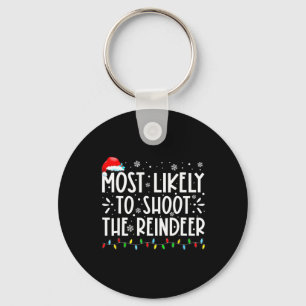 Porte-clés Les Plus Susceptibles De Tirer Sur Reindeer Famill