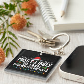 Porte-clés Les plus susceptibles d'échanger Frère pour les pr (Devant Droit)