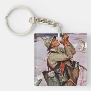 Porte-clés Les poissons sautent