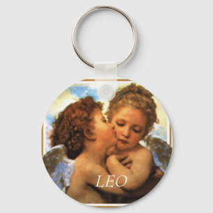 Porte-clés les premiers anges d'anges de baiser, LION -