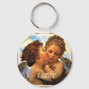 Porte-clés les premiers anges de baiser, LIZZY