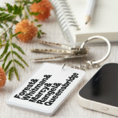 Porte-clés Les projets (Devant droit)