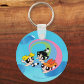 Porte-clés Les Puissantes Filles Volent Dans Le Ciel (Recto)