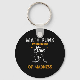 Porte-clés Les Puns Maths De Calcul Drôle Sont La Première Si