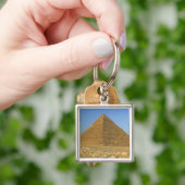 Porte-clés Les Pyramides de Gizeh, qui ont presque 5000 (main)