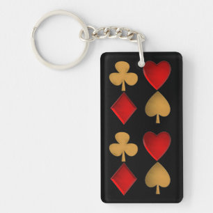 Porte-clés Les quatre costumes porte - clé
