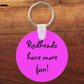 Porte-clés Les Redheads s'amusent davantage ! (Recto)