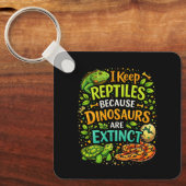 Porte-clés Les reptiles règnent (Recto)