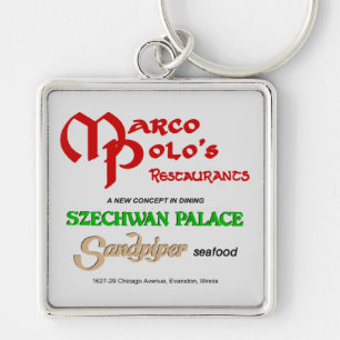 Porte-clés Les restaurants de Marco Polo, Evanston, IL