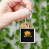 Porte-clés Les Restes De Thanksgiving Sont Pour Les Quitters (main)