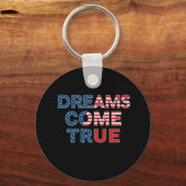Porte-clés Les rêves deviennent réalité (Recto)