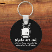Porte-clés les robots sont cool2 (Recto)