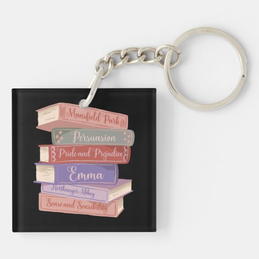 Porte-clés Les romans de Jane Austen V (Dos)