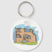 Porte-clés Les ruines de la maison s'effondrent Porte - clé d (Verso)