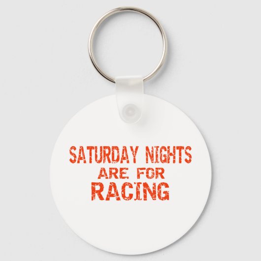 Porte-clés Les Samedi Soirs Sont Pour La Course (Recto)