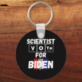 Porte-clés Les Scientifiques Votent Pour Biden (Recto)