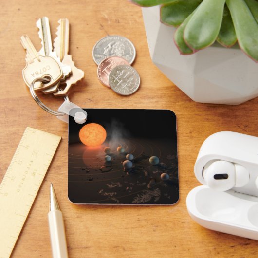 Porte-clés Les Sept Planètes De Trappist-1 En Orbite Autour D (Bureau)